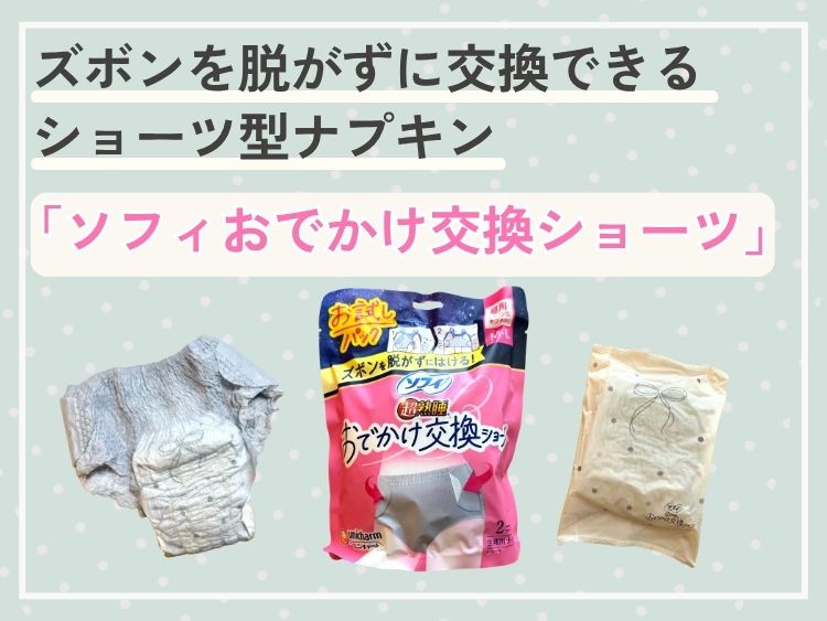 「トイレでショーツ脱ぐの無理…」脱がずに替えられるショーツ型ナプキン登場